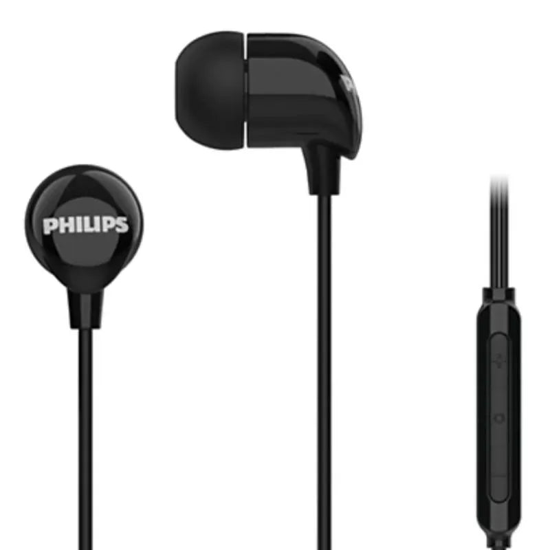 Audífono In-Ear con micrófono Philips TAE2146 con conexión USB Tipo C, largo de cable 1.2m, negro