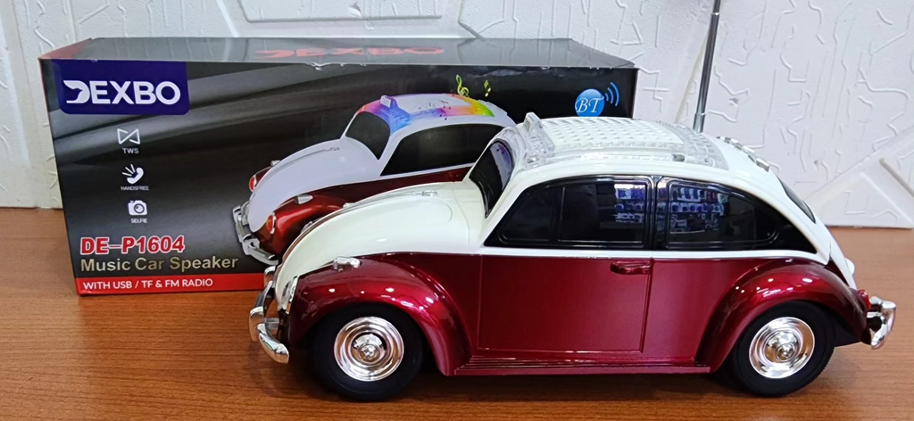 Parlante Portátil Retro Escarabajo Dexbo volkswagen