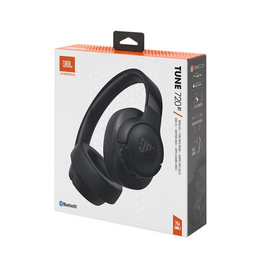 JBL Audifonos Bluetooth Tune 720 BT 76HRS Pure Bass