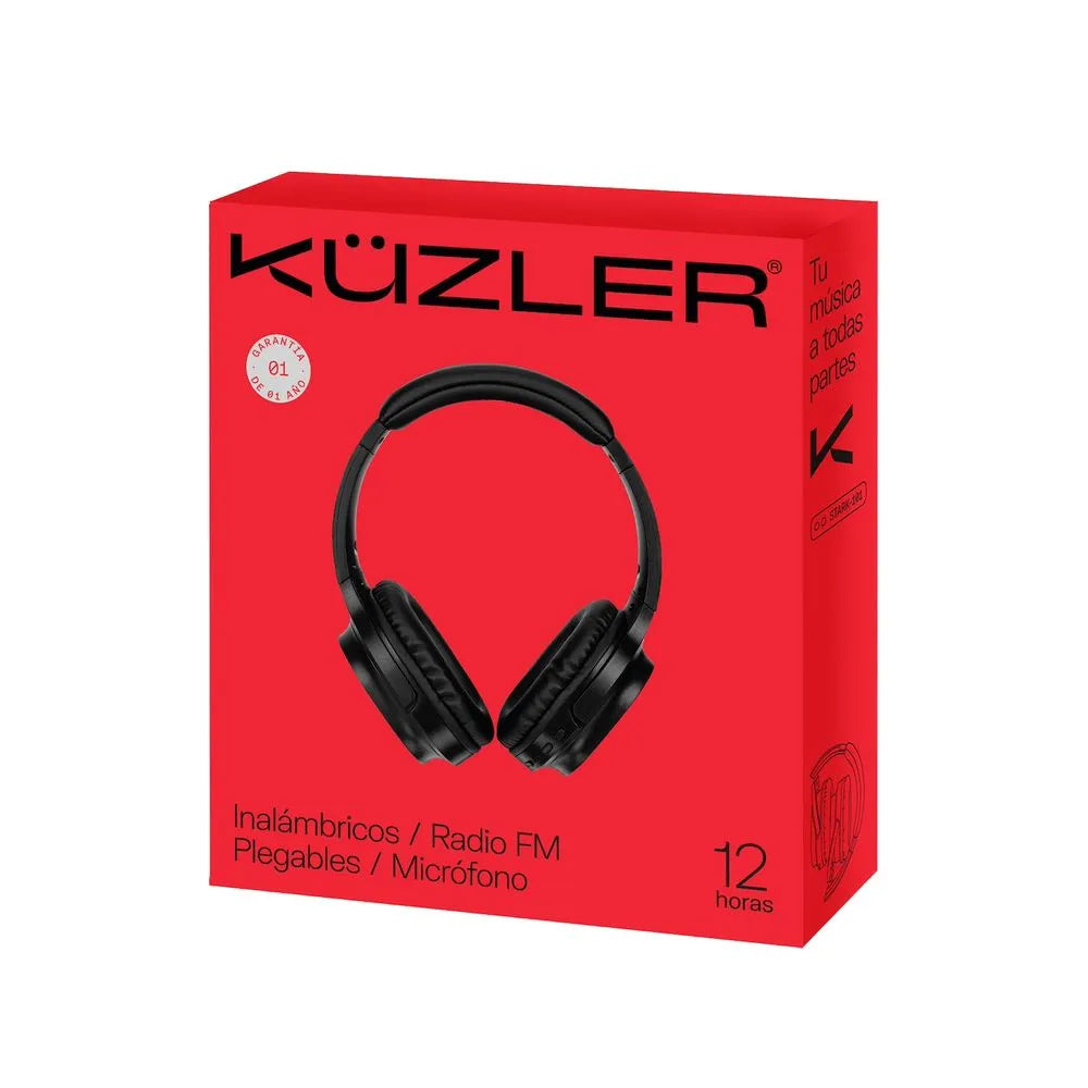 Audífonos Küzler Over Ear Bluetooth con radio FM Stark-101