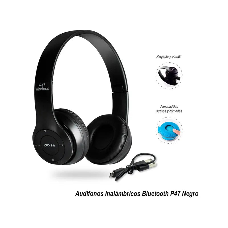 Audífonos Inalámbricos Bluetooth P47